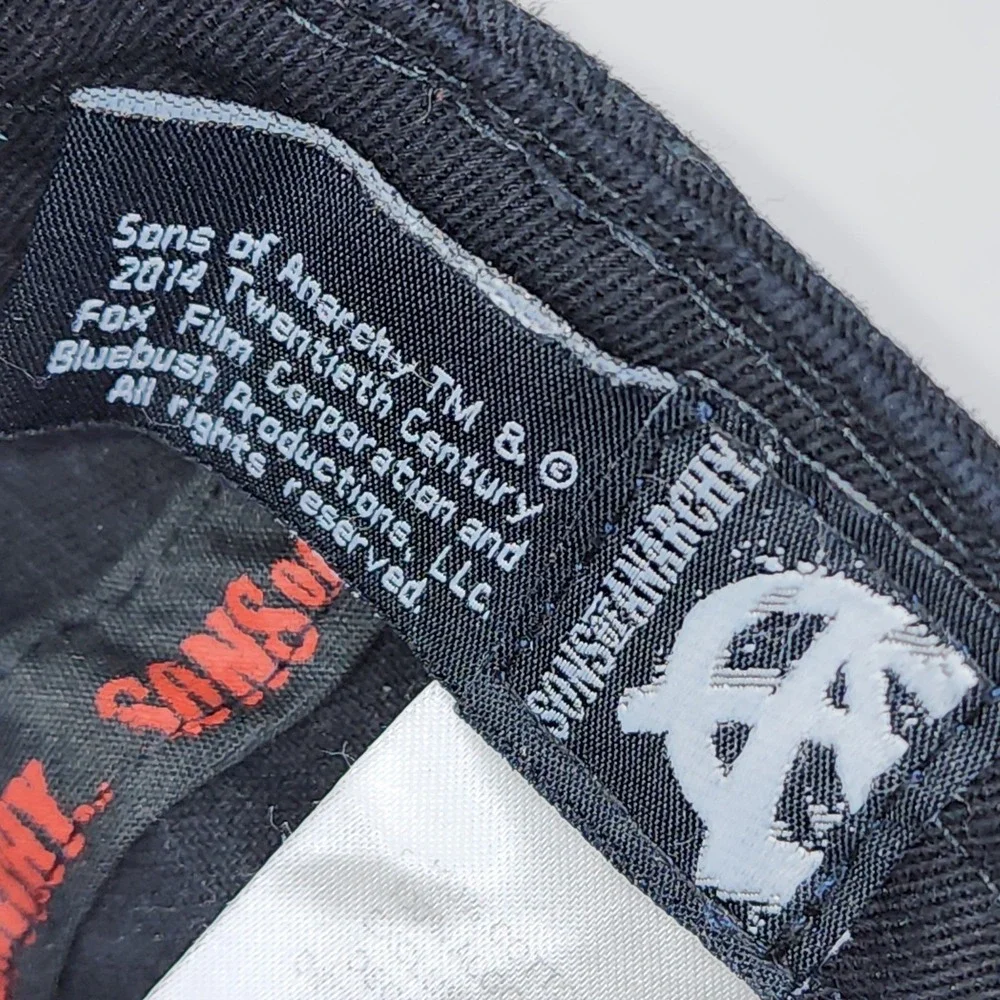 Sons of‎ Anarchy SAMCRO Reaper Hat Black Red Adjustable Snapback Biker Cap 2014